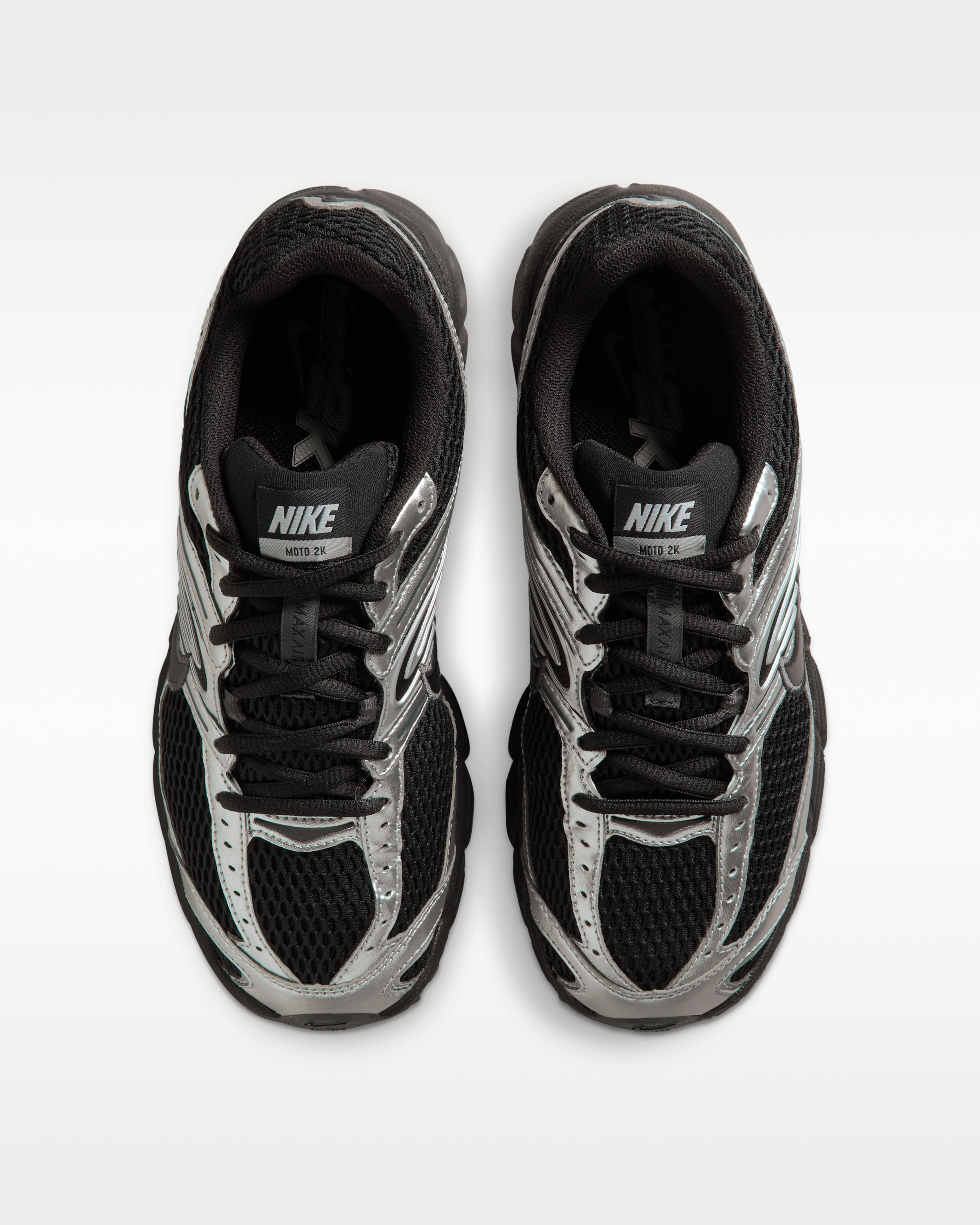Nike Air Max Moto 2K Women's Shoes with Reflective Design Accents - Black/Metallic Silver/Anthracite/Black - View 4