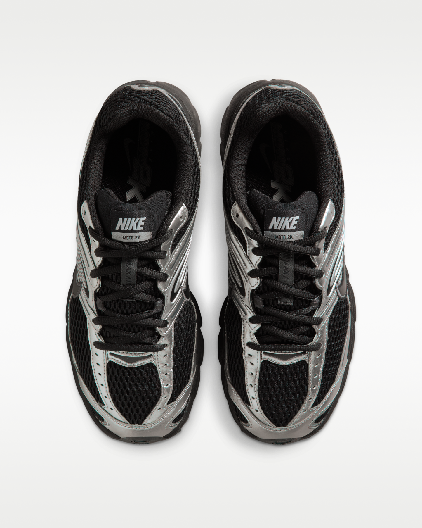 Nike Air Max Moto 2K Women's Shoes with Reflective Design Accents - Black/Metallic Silver/Anthracite/Black - View 4