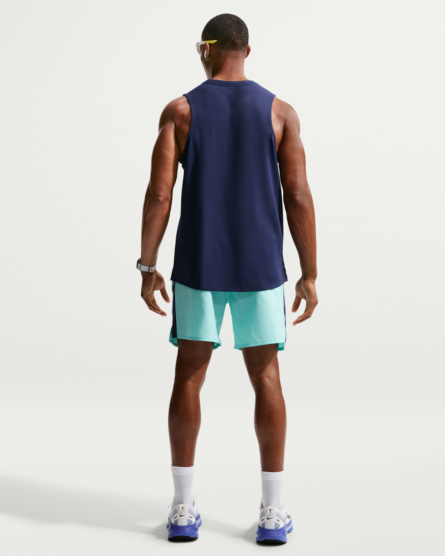 Nike Miler Men's Dri-FIT Running Tank Top - Midnight Navy - View 5