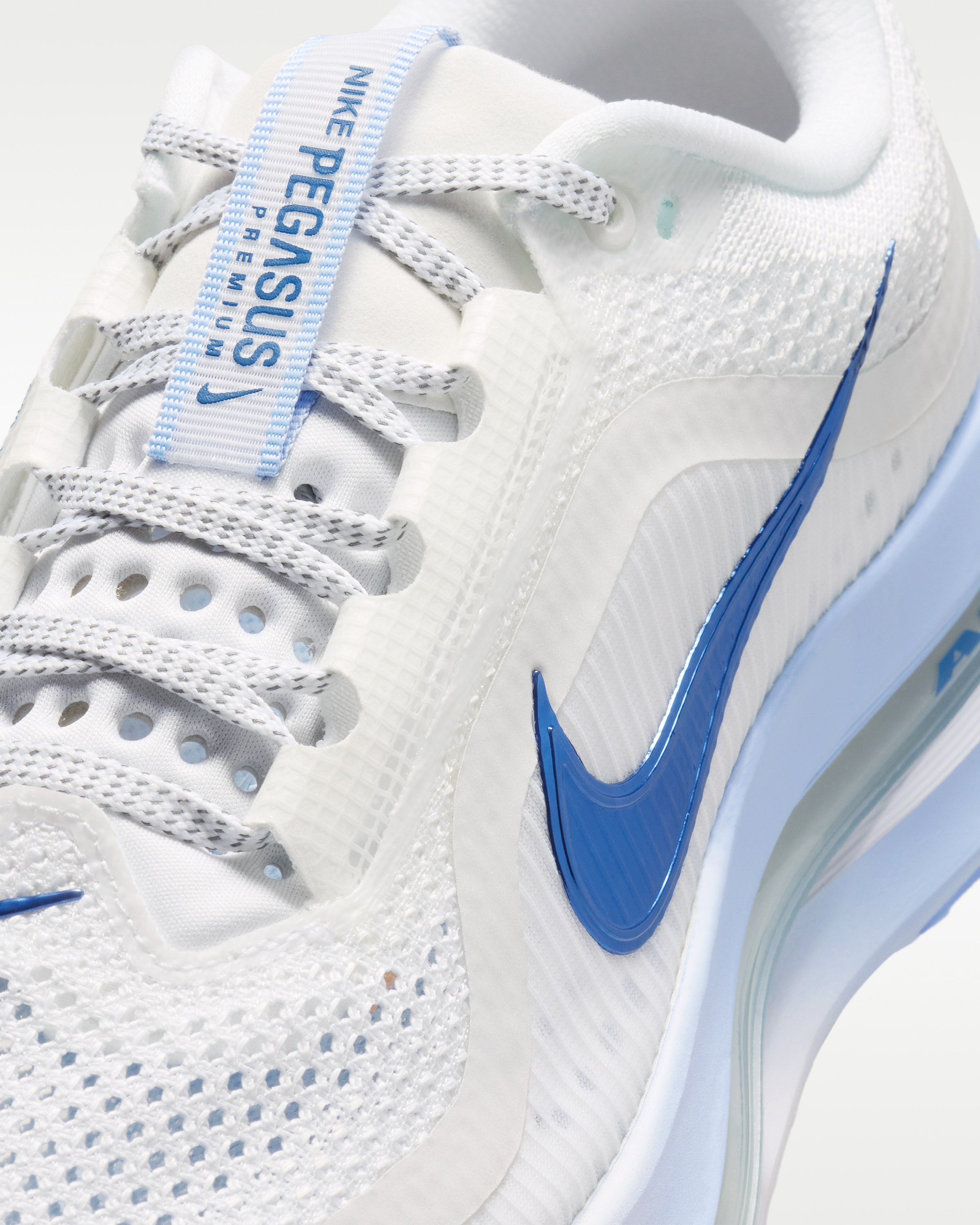 Nike Pegasus Premium Women's Road Running Shoes - White/Aluminium/Sundial/Mystic Navy - View 7