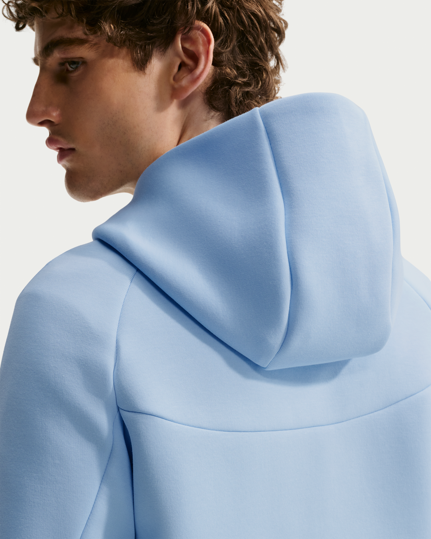 Nike Tech Men's Fleece Windrunner Full-Zip Jacket - Ice Blue/Black - View 2