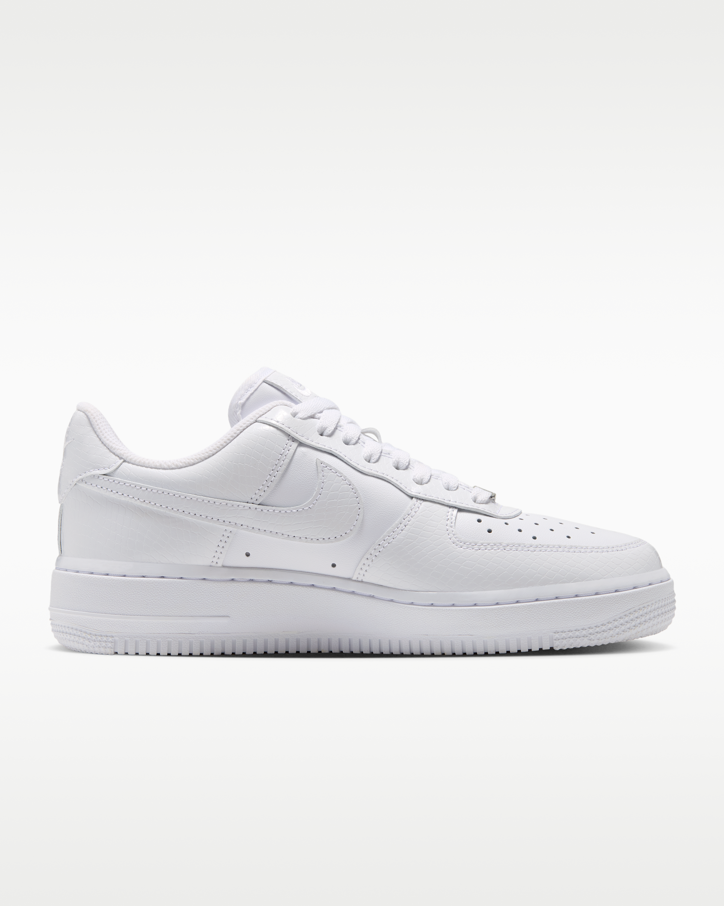 Nike Air Force 1 '07 Women's Shoes - White/Metallic Silver/White - View 3