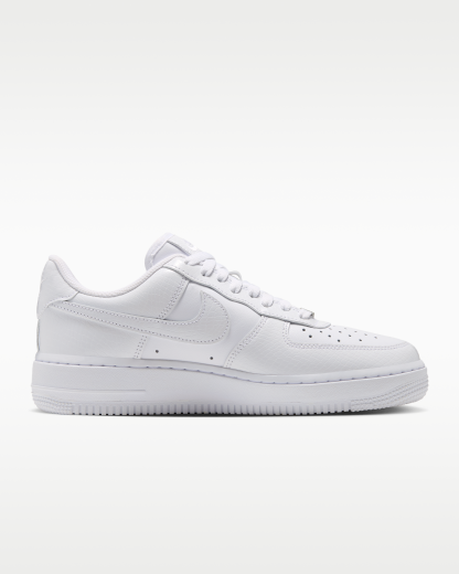 Nike Air Force 1 '07 Women's Shoes - White/Metallic Silver/White - View 3