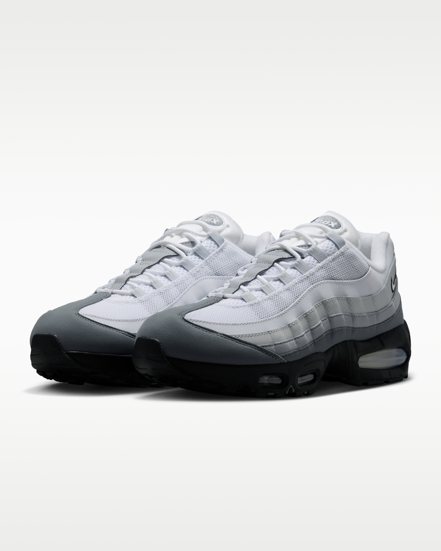 Nike Air Max 95 Big Bubble Men's Shoes - Black/Pure Platinum/Wolf Grey/White - View 5