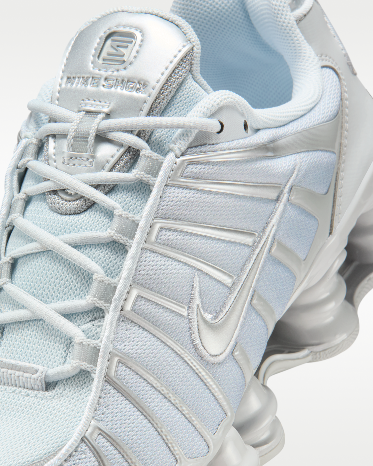 Nike Shox TL Women's Shoes - Pure Platinum/Smoke Grey/Metallic Silver - View 7