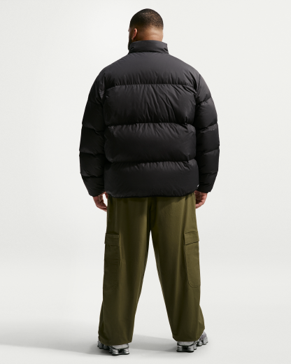 Nike Sportswear Club Men's Therma-FIT Down Puffer Jacket - Black/White - View 10