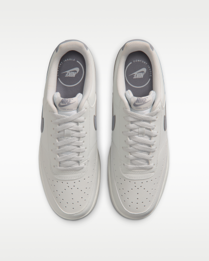 Nike Court Vision Low Men's Shoes - Off-White/Gum Medium Brown/Stealth - View 4