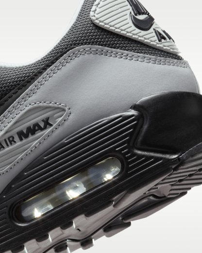 Nike Air Max 90 Men's Shoes - Light Smoke Grey/Anthracite/Photon Dust/Black - View 8