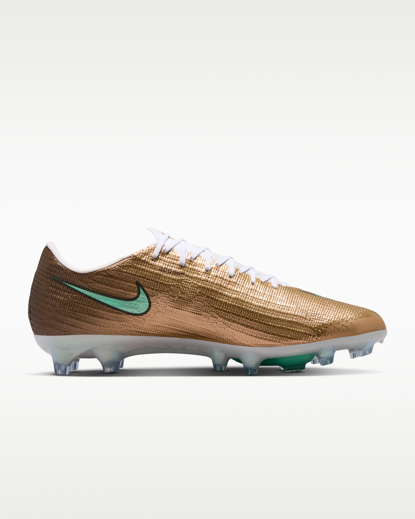 Nike Mercurial Superfly 11 Elite 'Kylian Mbappé' Artificial-Grass Low-Top Football Boots - Metallic Gold/Green Glow - View 3