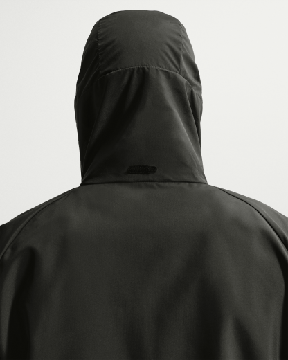 Nike Miler Men's Repel UV Protection Hooded Running Jacket - Black/Black - View 6