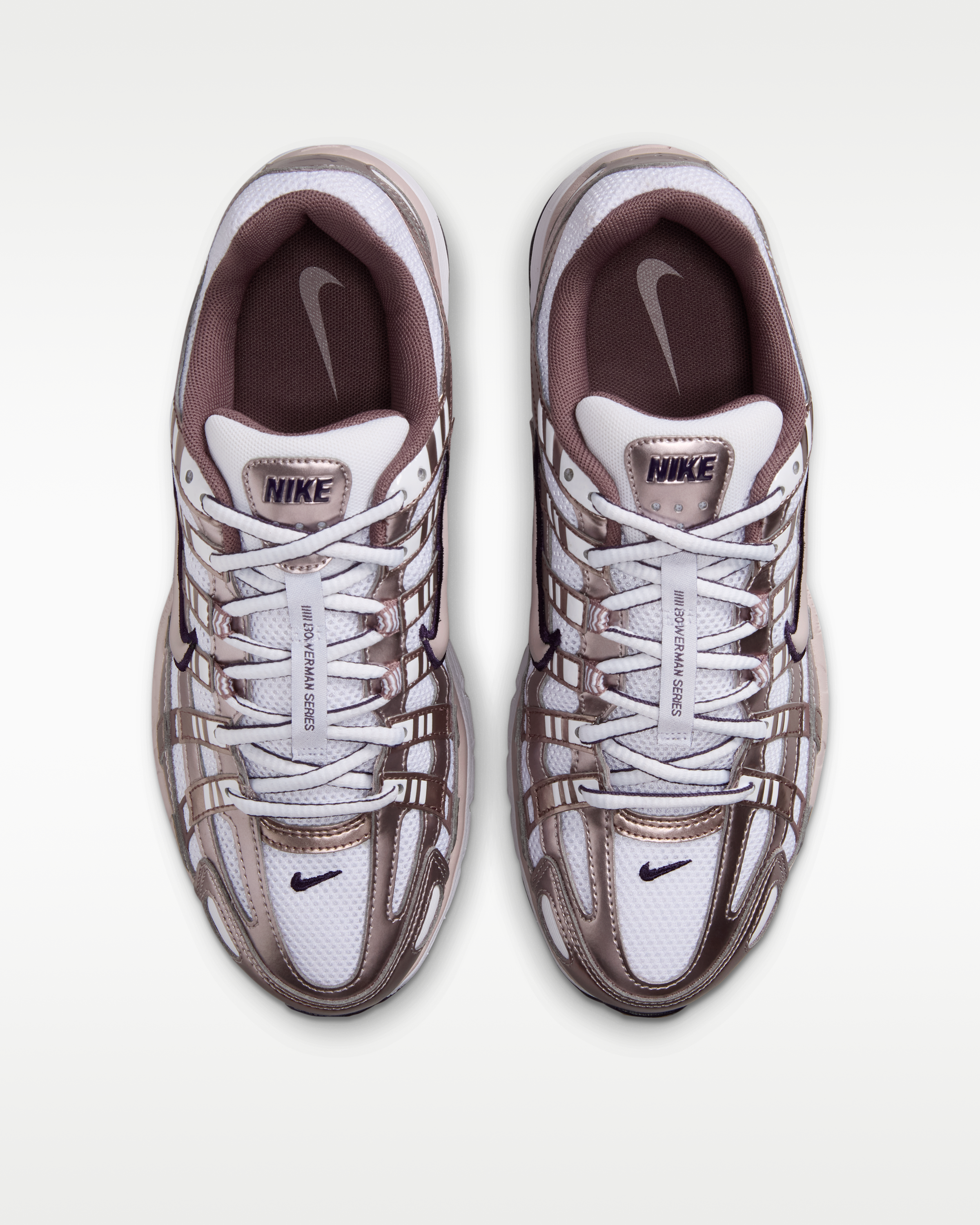 Nike P-6000 Women's Shoes - White/Light Violet Ore/Tattoo/Purple Dynasty - View 4