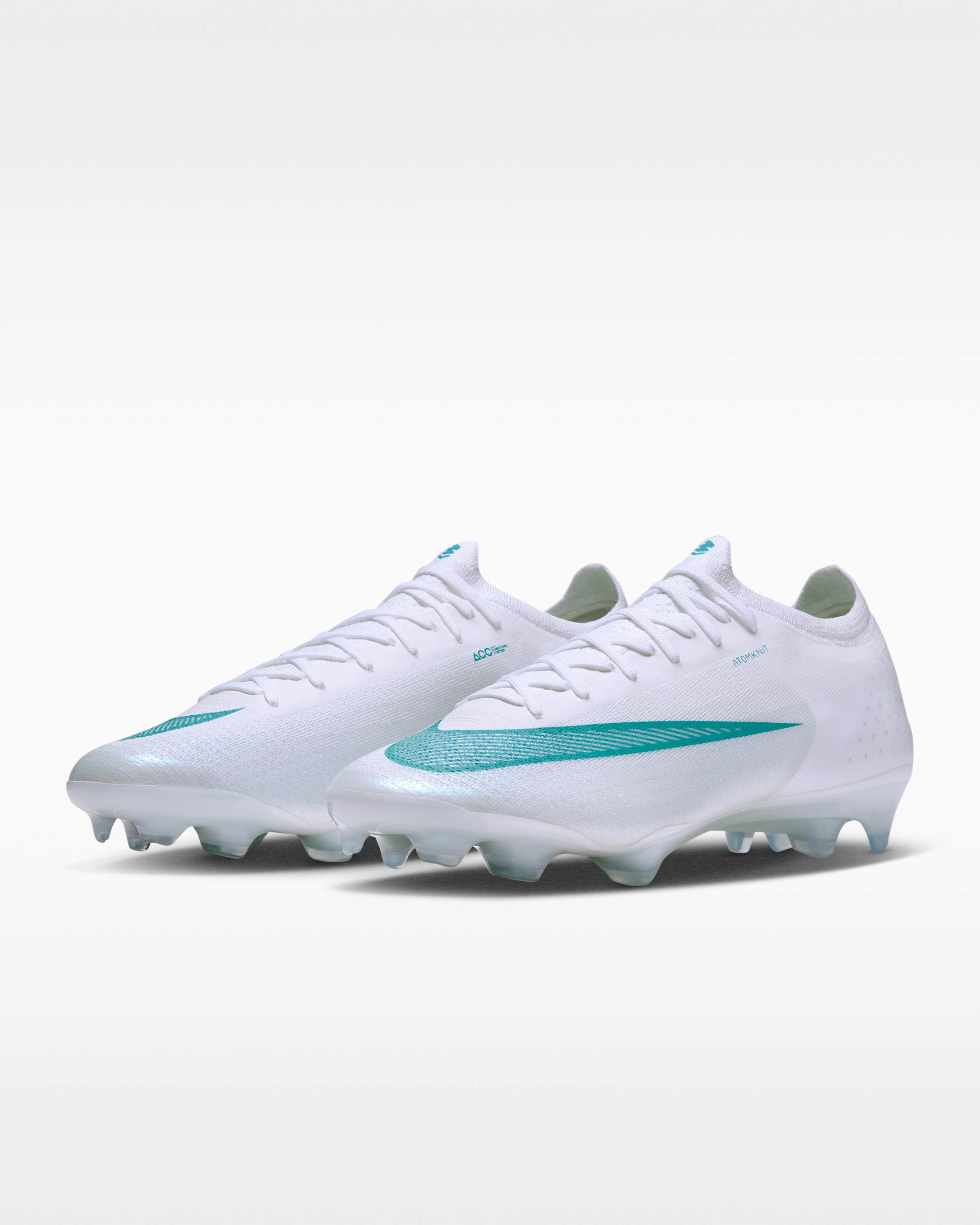 Nike Mercurial Vapor 17 Elite Firm-Ground Low-Top Football Boots - White/Dusty Cactus - View 5