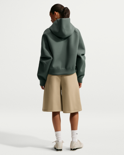 Nike Article Fleece Women's Oversized Hoodie - Camo Green/Camo Green - View 5