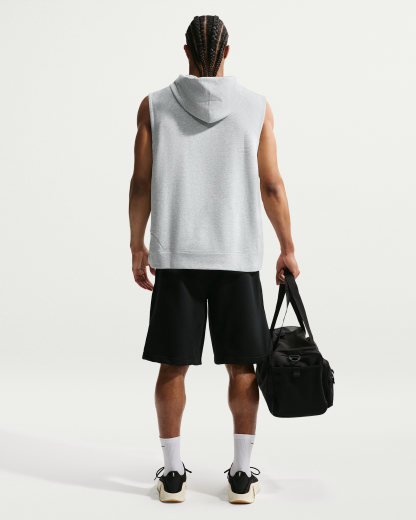 Nike N.A.C. Men's Dri-FIT Fleece Training Shorts - Black/Black - View 5