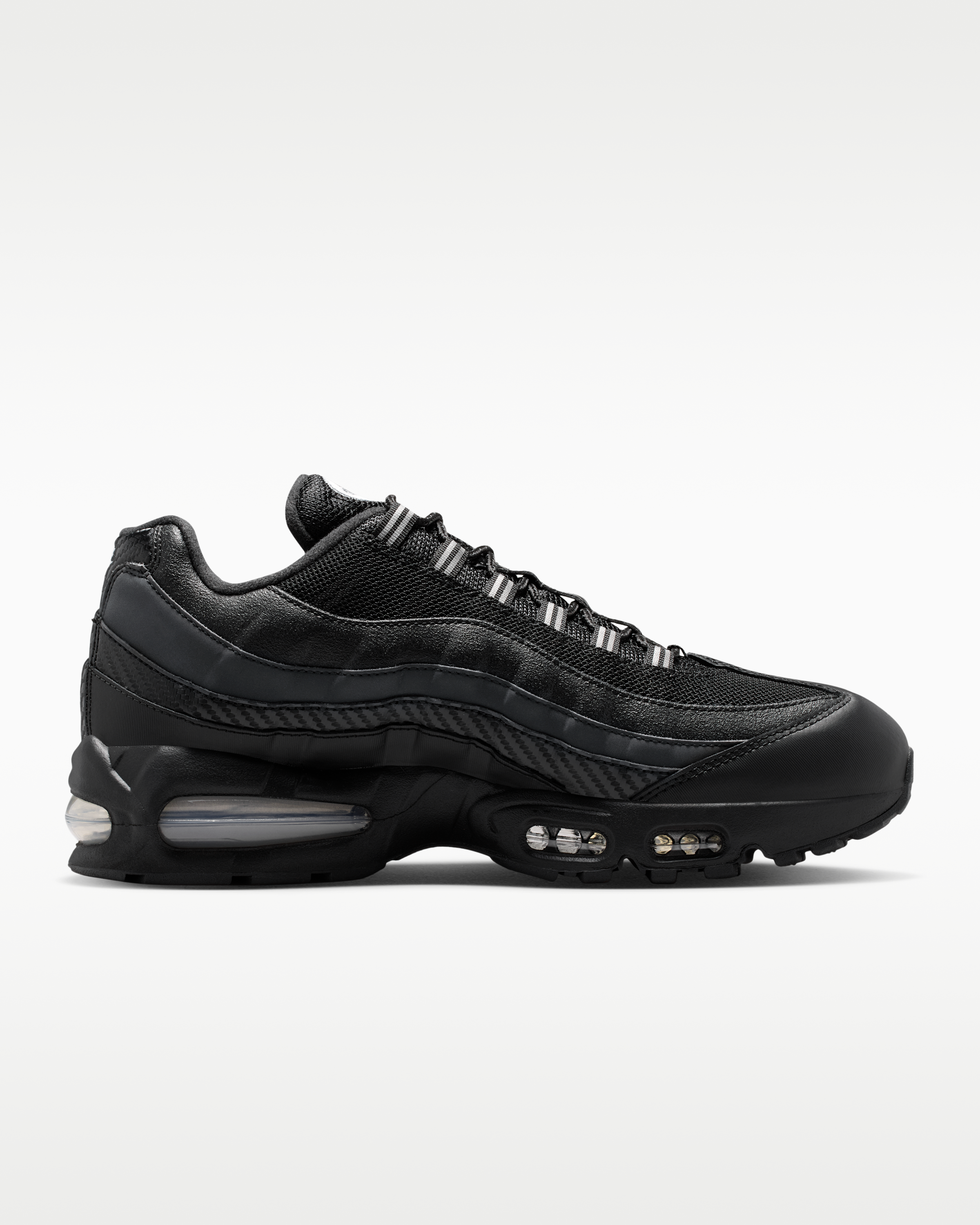Nike Air Max 95 Big Bubble Men's Shoes - Black/Metallic Silver/Cool Grey/White - View 3