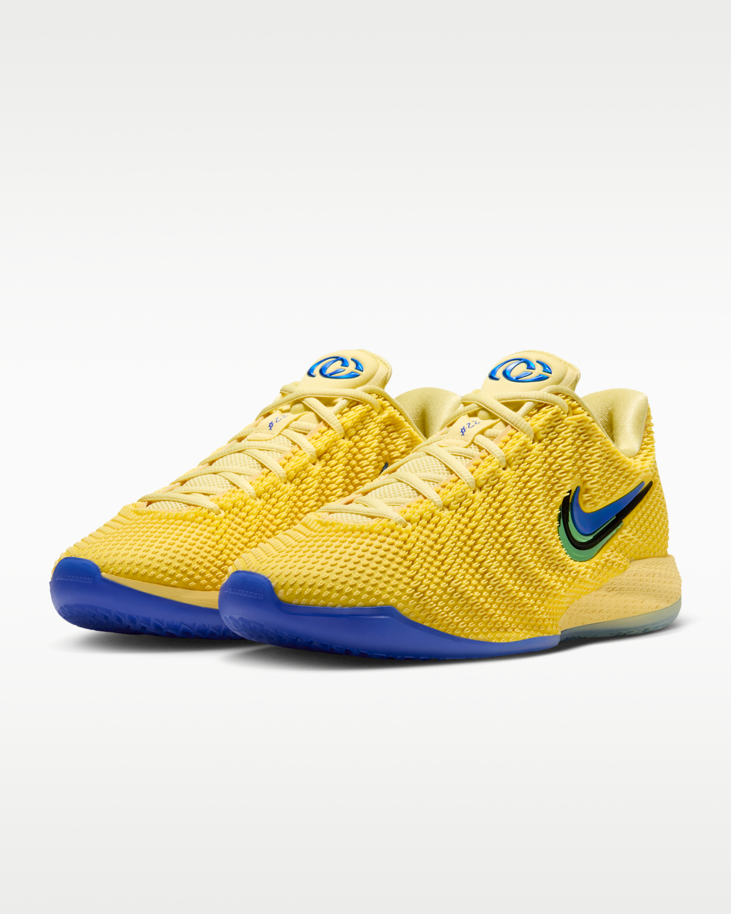 Caitlin 1 'Warning Code' Basketball Shoes - Yellow Zest/Soft Yellow/Racer Blue - View 5