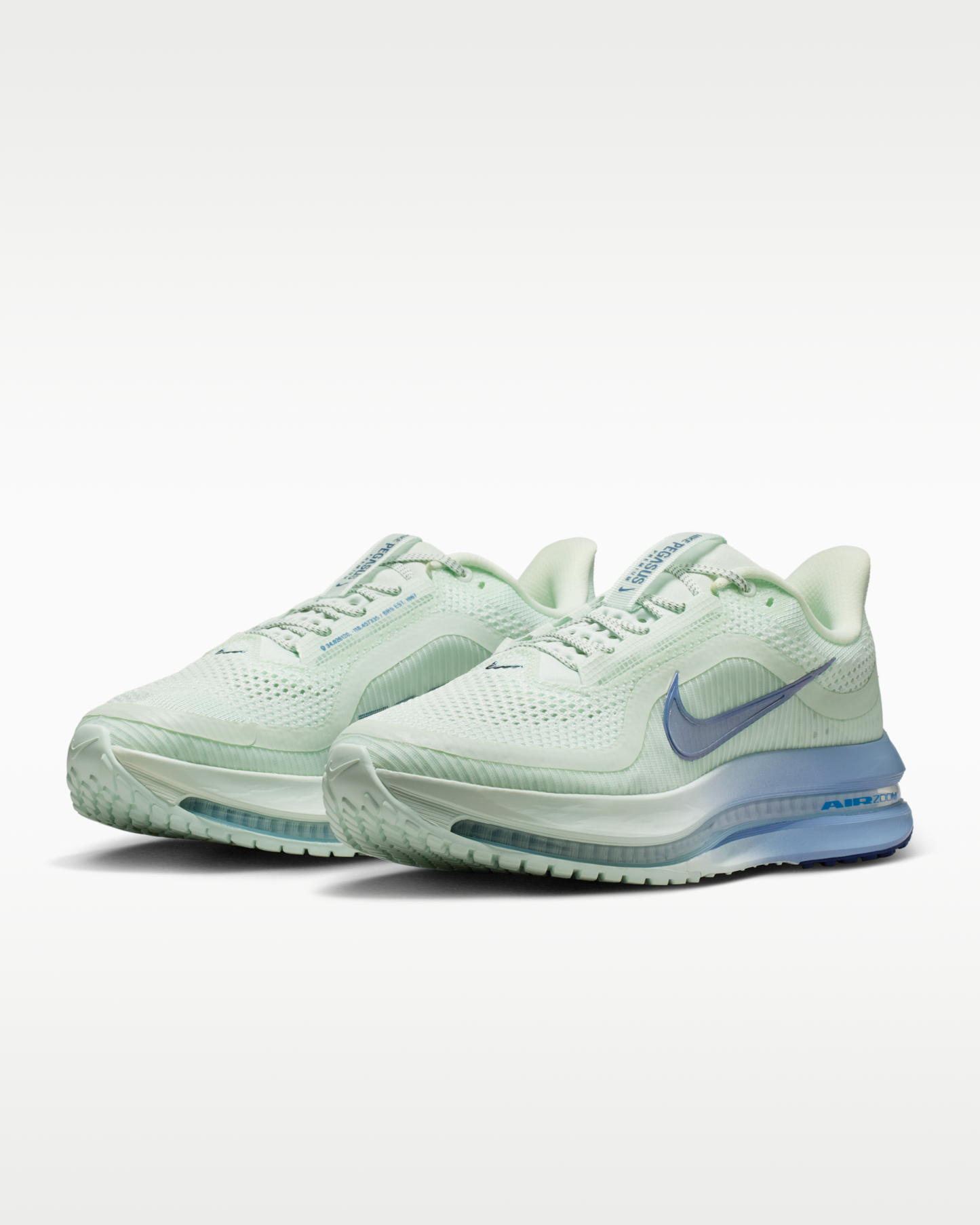 Nike Pegasus Premium Women's Road Running Shoes - Barely Green/Work Blue/Football Grey/Blue Void - View 5