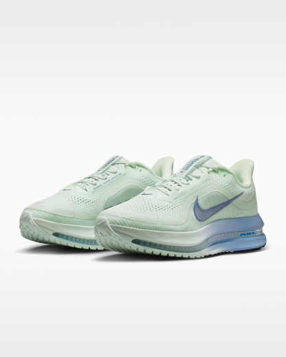 Nike Pegasus Premium Women's Road Running Shoes - Barely Green/Work Blue/Football Grey/Blue Void - View 5