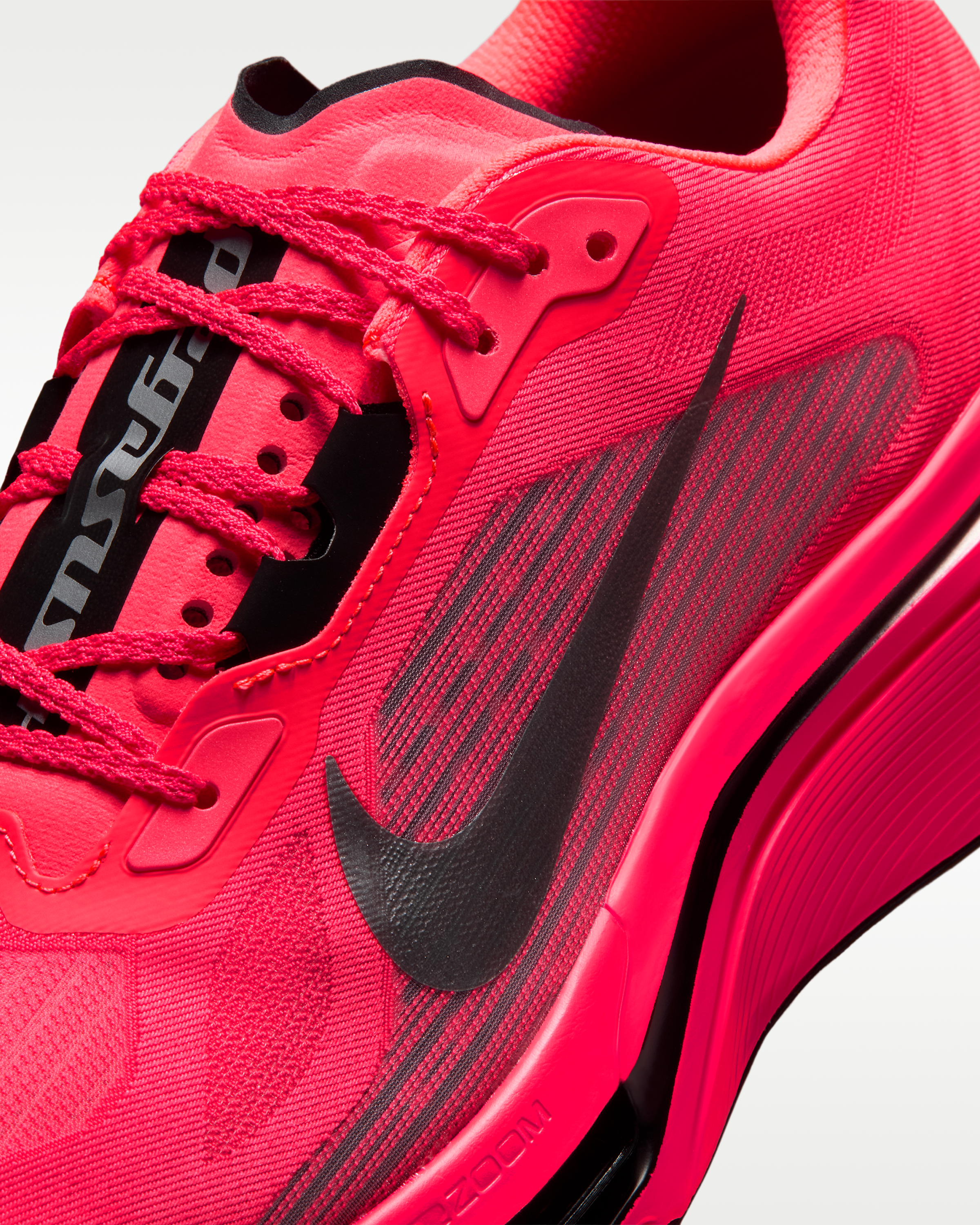 Nike Pegasus Plus 2 Men's Road-Running Shoes - Flash Crimson/Black/Light Smoke Grey/Metallic Silver - View 7