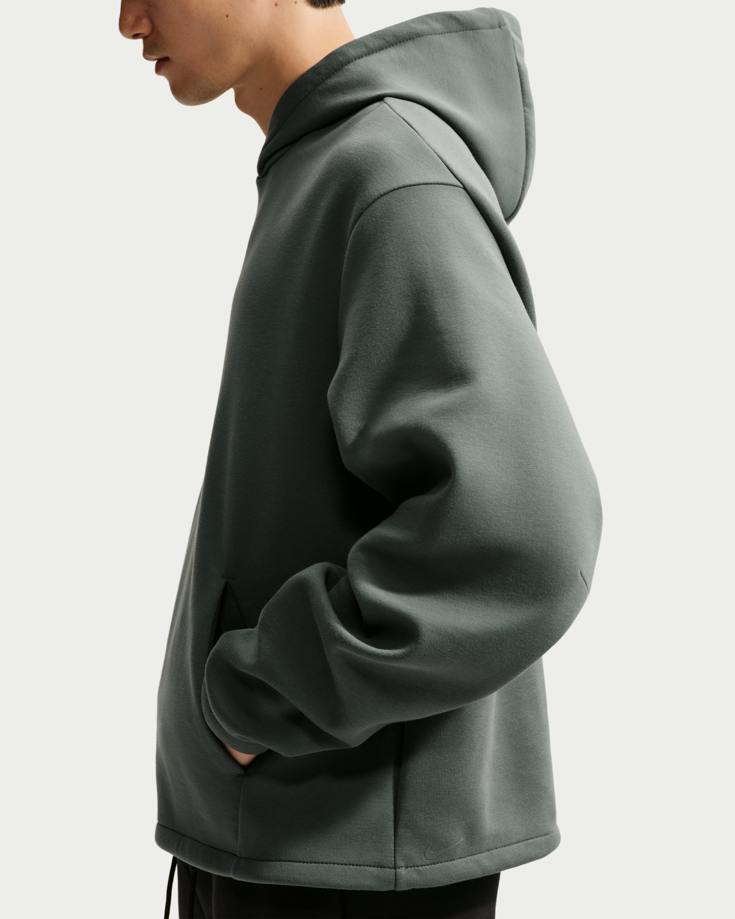Kobe Men's Nike Dri-FIT Pullover Basketball Hoodie - Mineral Spruce/Mineral Spruce - View 2