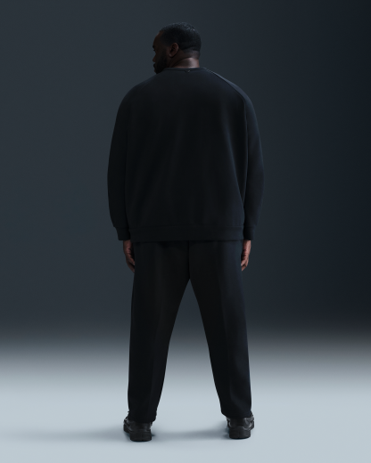 Nike 24.7 ImpossiblySoft Men's Dri-FIT Crew - Black/Dark Smoke Grey - View 12