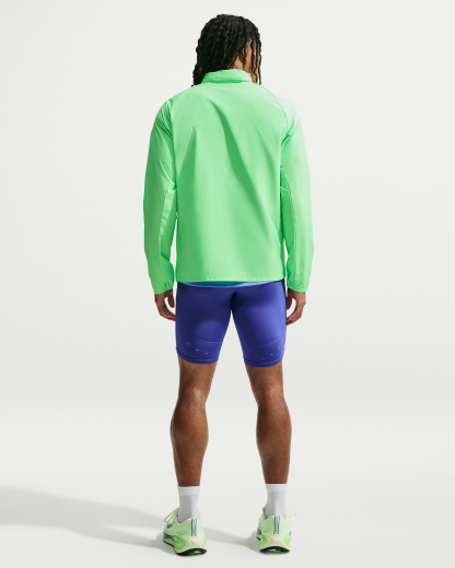 Nike Miler Men's Repel UV Protection Hooded Running Jacket - Illusion Green/Illusion Green - View 5