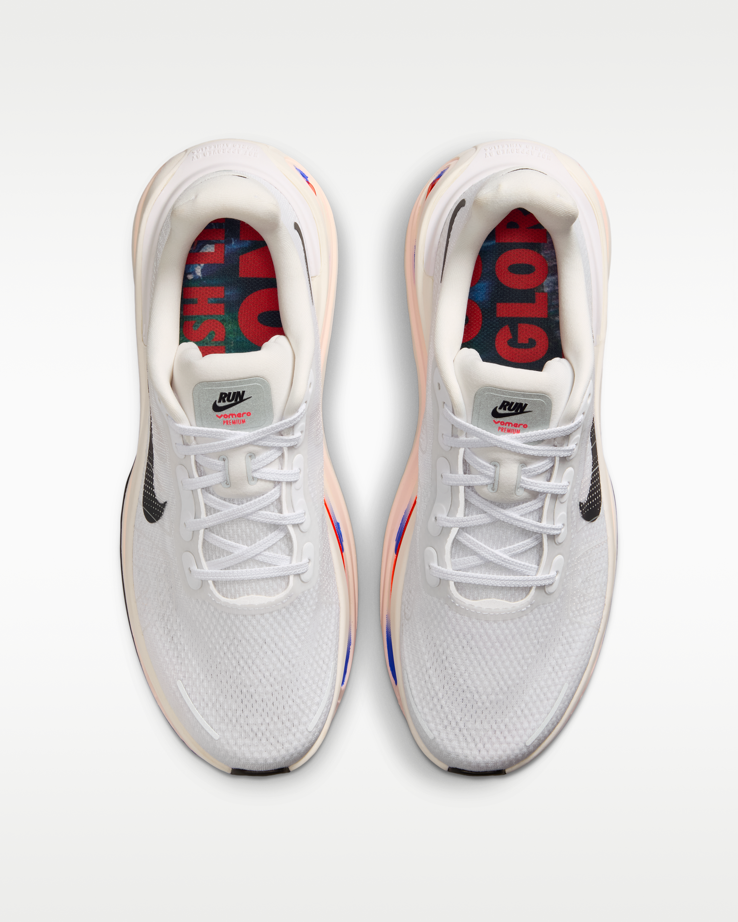 Nike Vomero Premium Men's Road-Running Shoe - White/Racer Blue/Bright Crimson/Black - View 4