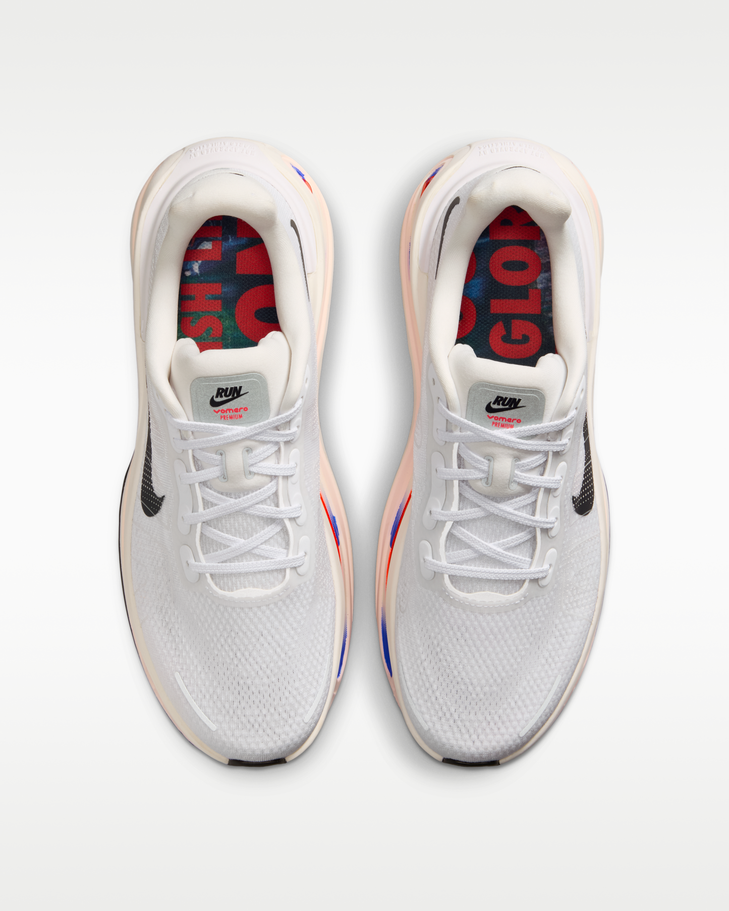 Nike Vomero Premium Men's Road-Running Shoe - White/Racer Blue/Bright Crimson/Black - View 4