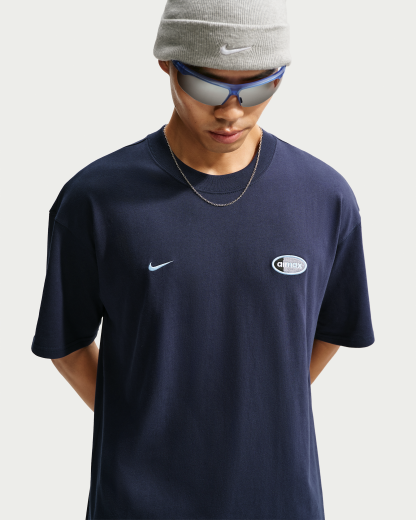Nike Sportswear Men's T-Shirt - Obsidian/Psychic Blue - View 1
