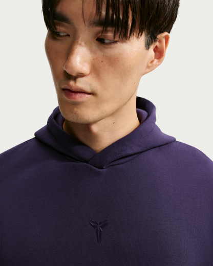 Kobe Men's Nike Dri-FIT Pullover Basketball Hoodie - Purple Dynasty/Purple Dynasty - View 3