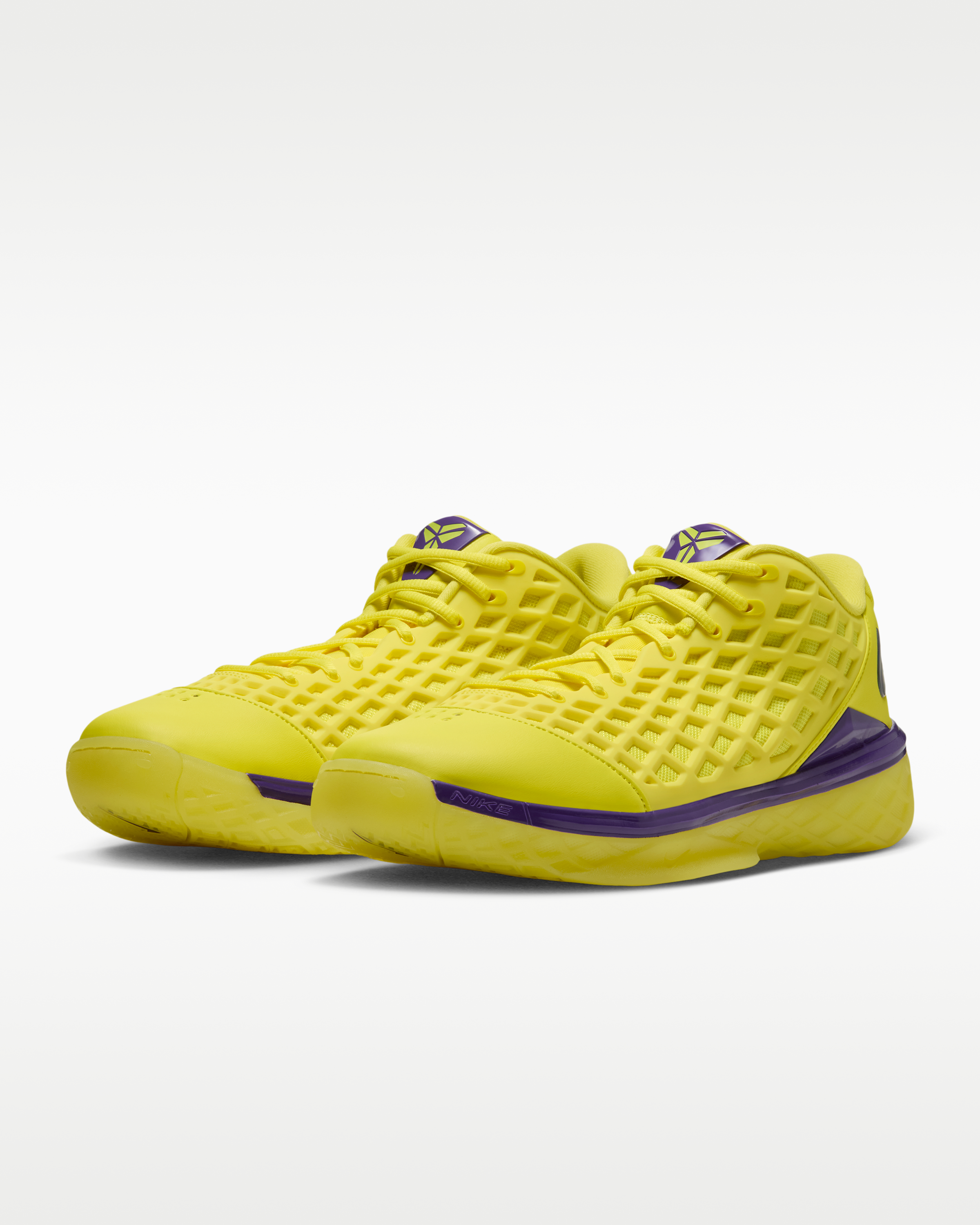 Kobe III Low Protro Men's Basketball Shoes - Dynamic Yellow/Field Purple - View 5