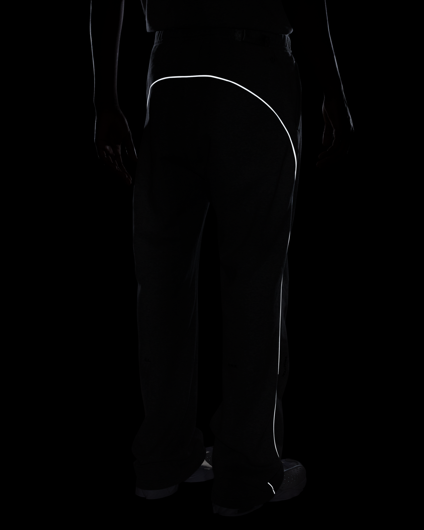 NOCTA NOCTA Fleece CS Open-Hem Tracksuit Bottoms - Dark Grey Heather/Matte Silver/Black - View 11
