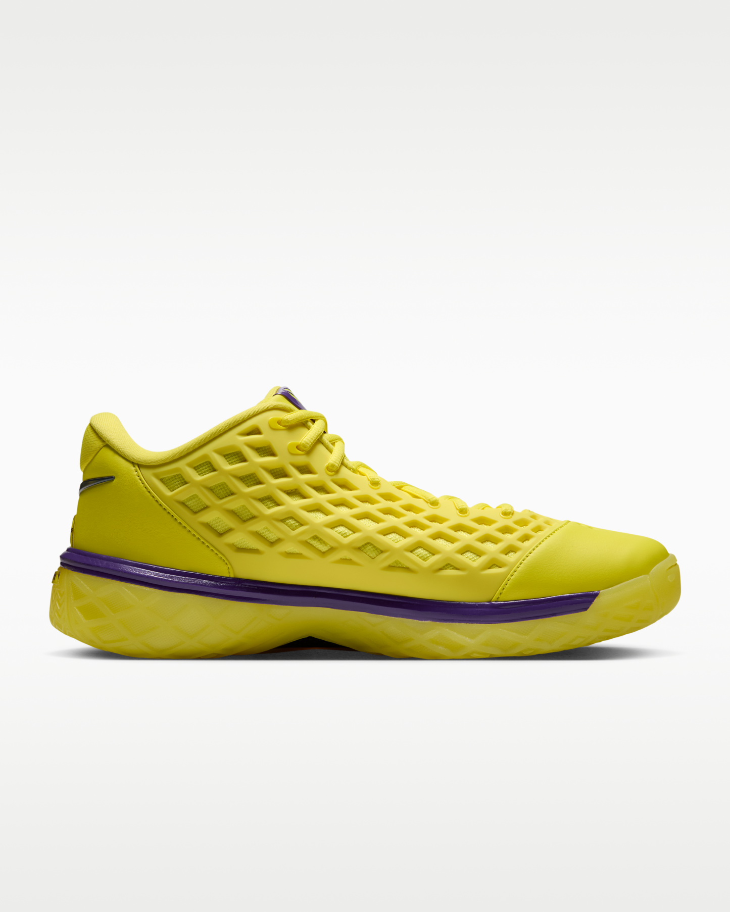 Kobe III Low Protro Men's Basketball Shoes - Dynamic Yellow/Field Purple - View 3