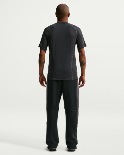Nike Tech Men's Colour-Block Open-Hem Fleece Trousers - Black/Anthracite/Black - View 5