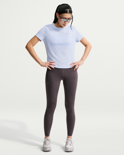 Nike Tempo Women's Dri-FIT Short-Sleeve Running Top - Palest Purple - View 4