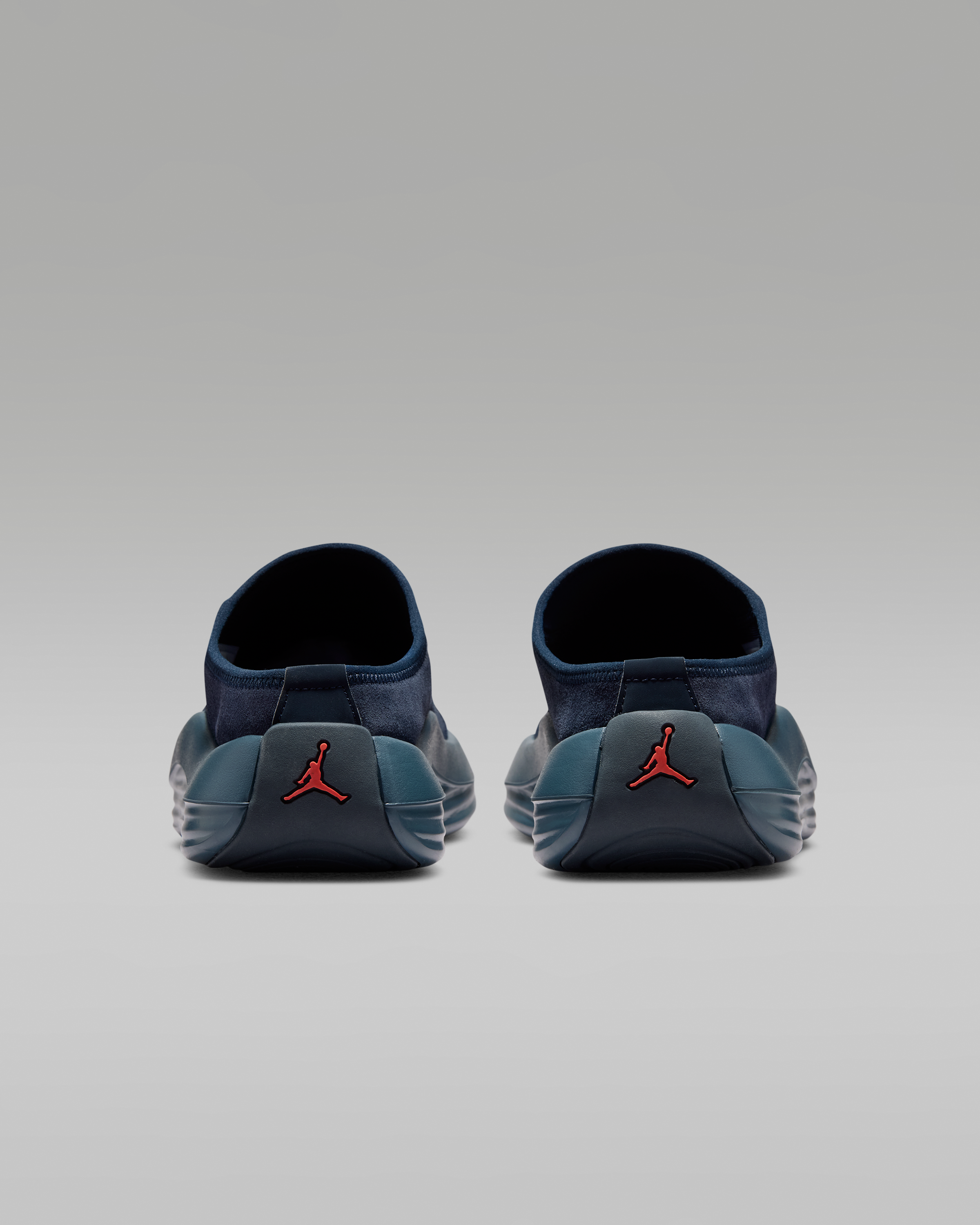 Jordan Future Men's Mules - Dark Obsidian/Blue Fox/Picante Red - View 6