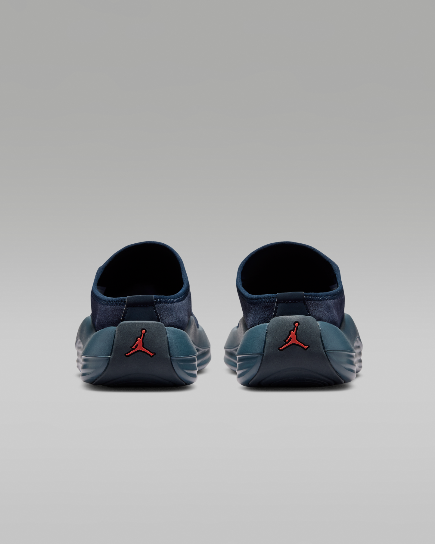 Jordan Future Men's Mules - Dark Obsidian/Blue Fox/Picante Red - View 6