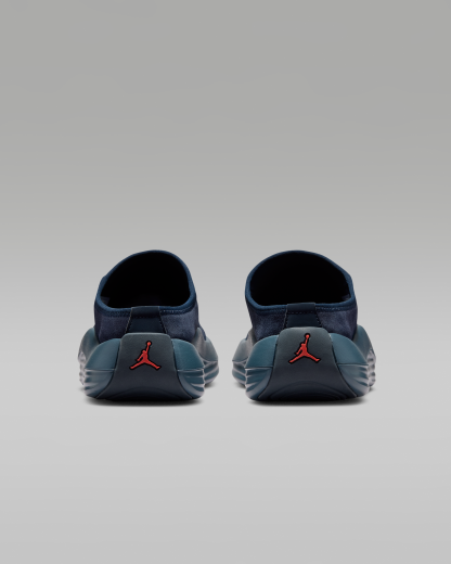 Jordan Future Men's Mules - Dark Obsidian/Blue Fox/Picante Red - View 6