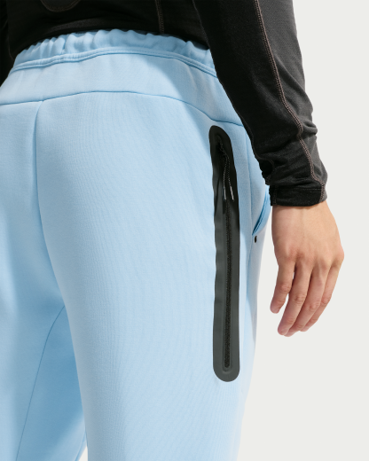 Nike Tech Men's Fleece Joggers - Ice Blue/Black - View 3