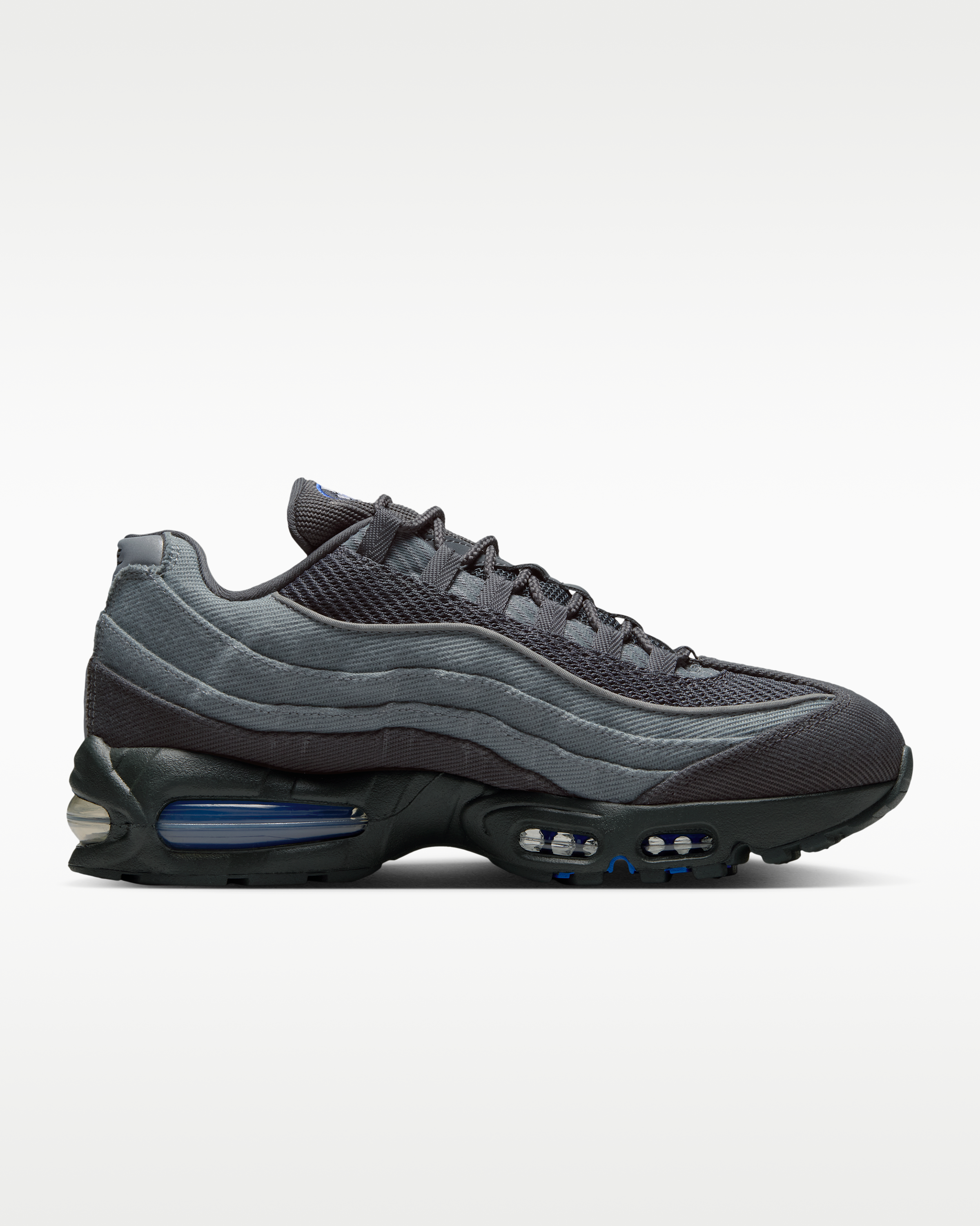 Nike Air Max 95 Big Bubble Men's Shoes - Smoke Grey/Anthracite/Black/Racer Blue - View 3