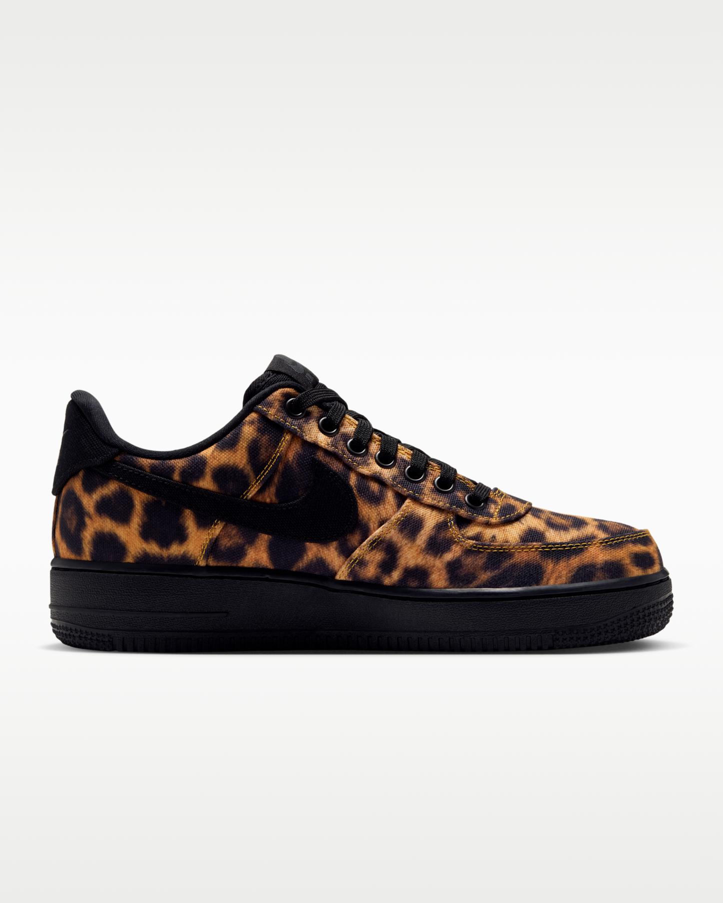 Nike Air Force 1 '07 SE Leopard Women's Shoes - Multi-Colour/Bucktan/Desert Ochre/Black - View 3