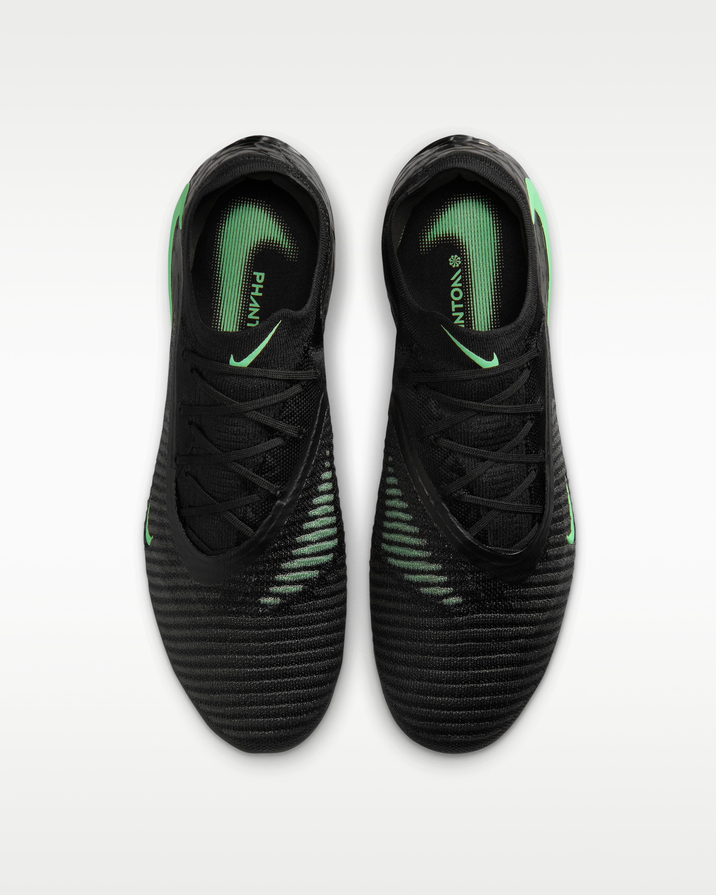 Nike Phantom 6 Low Elite Firm-Ground Football Boot - Black/Black/Illusion Green - View 4
