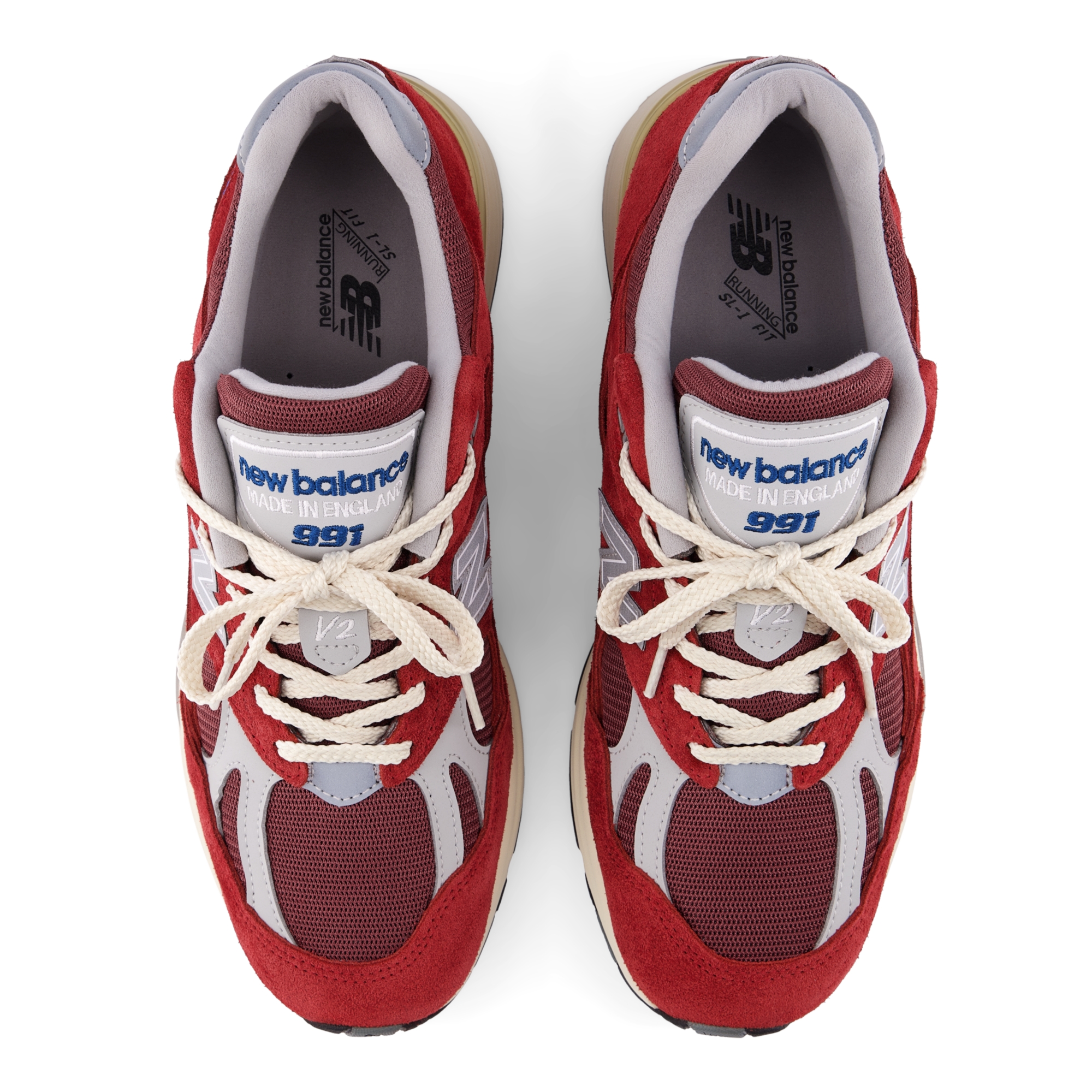 New Balance Made in UK 991V2 Vintage Sports, U991RS2