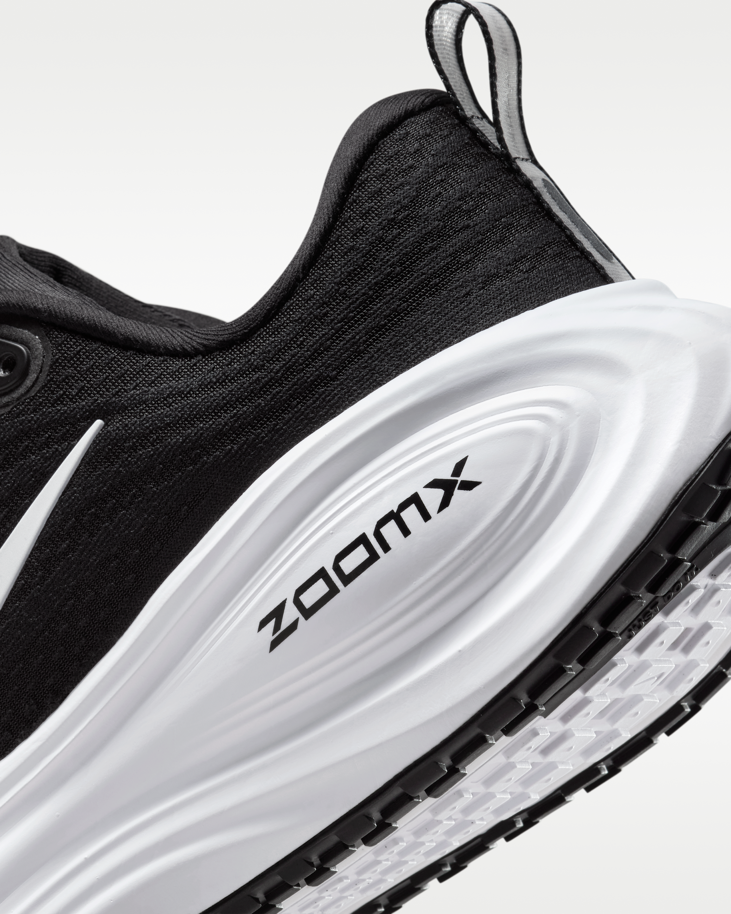 Nike Vomero Plus Women's Road Running Shoes - Black/Cool Grey/Metallic Dark Grey/White - View 8