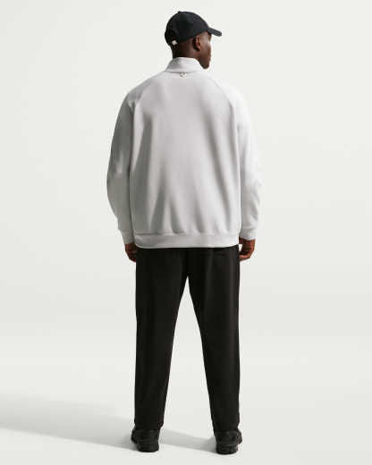 Nike 24.7 ImpossiblySoft Men's Dri-FIT 1/2-Zip Top - Grey Fog/Light Smoke Grey - View 11