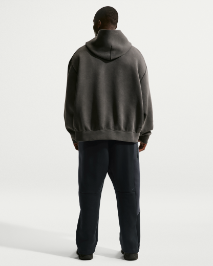 Nike Tech Men's Colour-Block Open-Hem Fleece Trousers - Black/Anthracite/Black - View 11