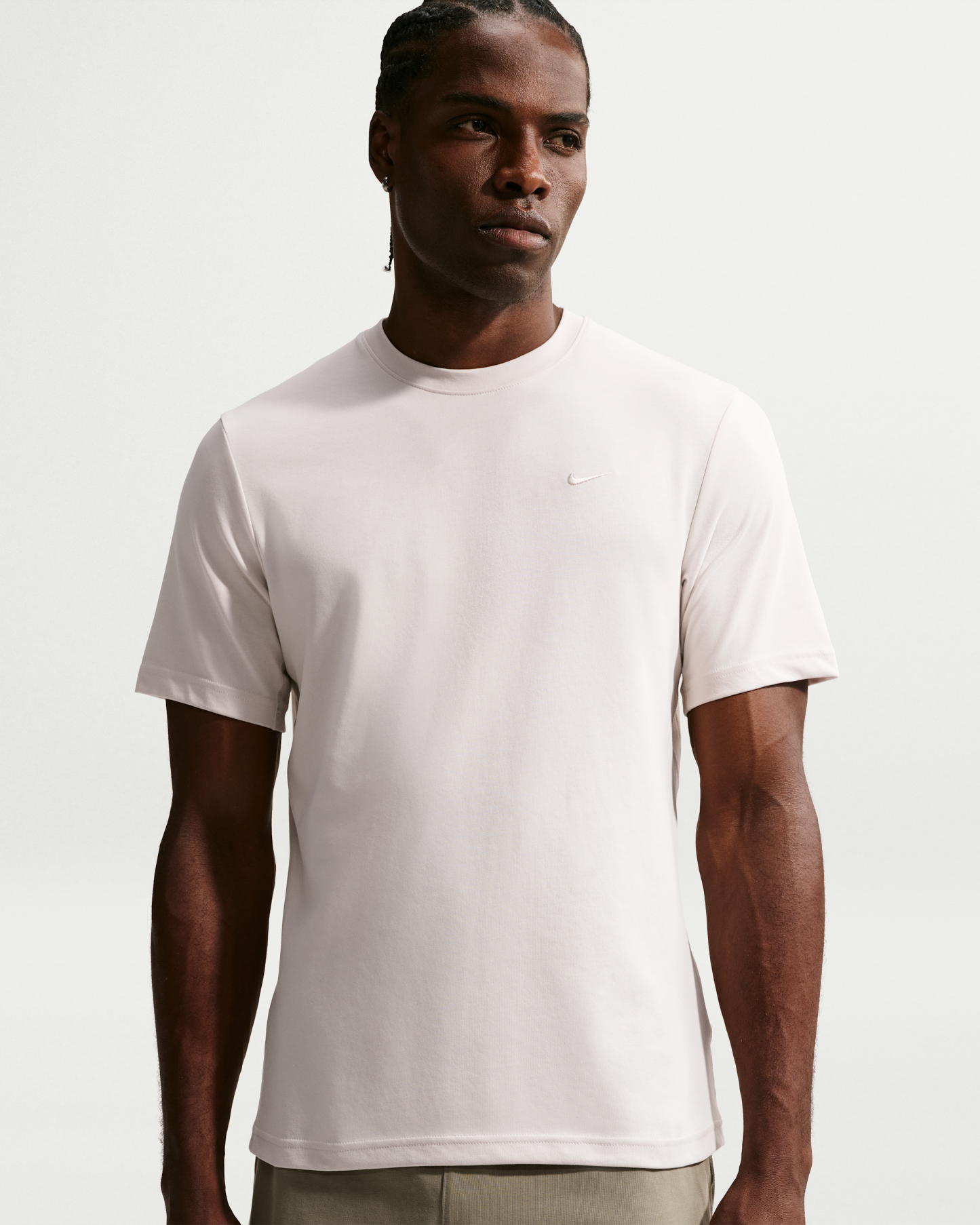Nike Primary Men's Dri-FIT Short-sleeve Versatile Top - Light Orewood Brown/Light Orewood Brown - View 1
