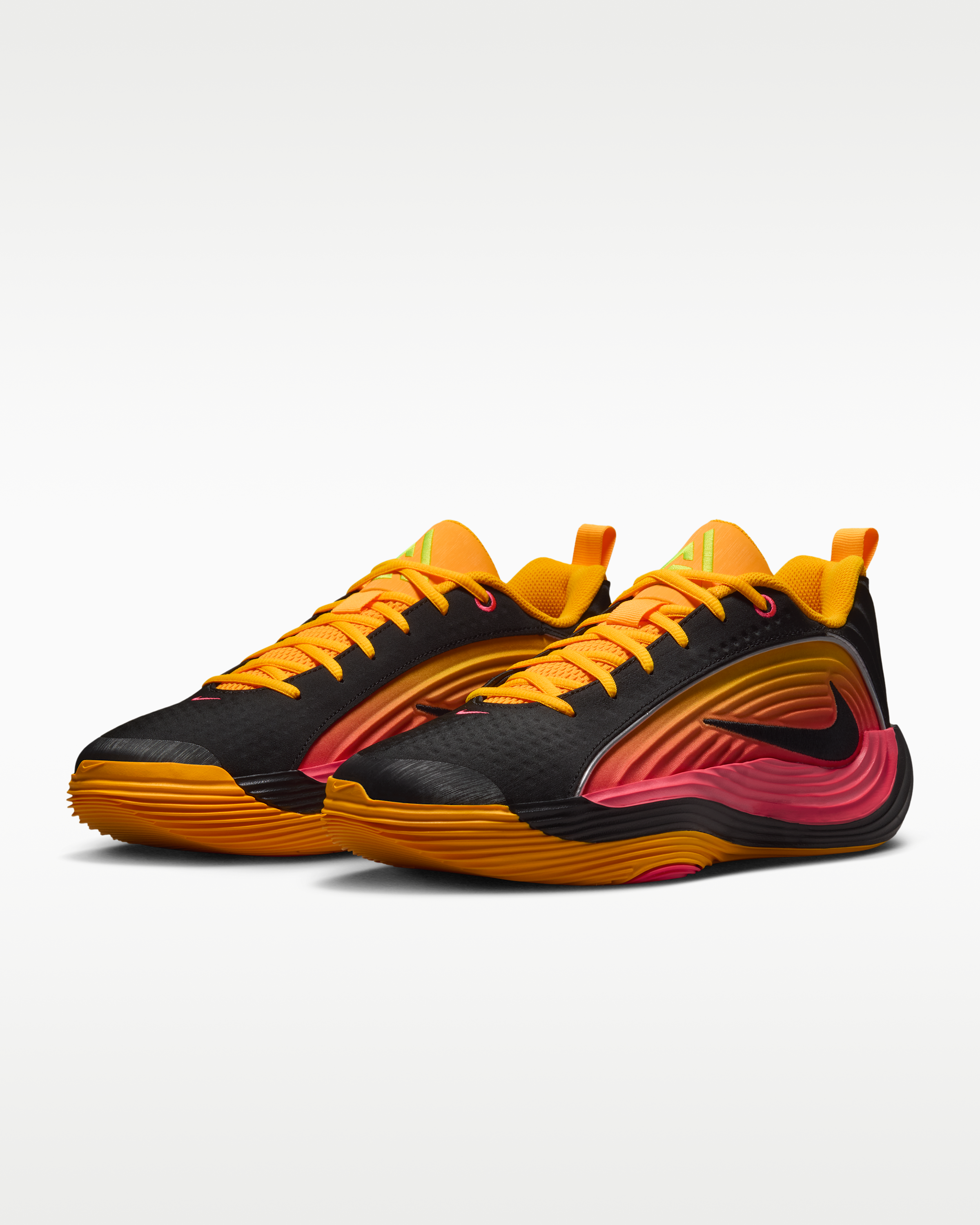 Giannis Immortality 5 Basketball Shoes - Laser Crimson/Laser Orange/Black/Black - View 5