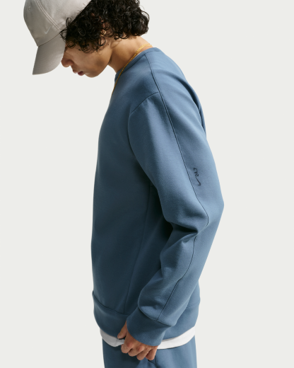 Nike 24.7 ImpossiblySoft Men's Dri-FIT Crew - New Slate/Black/Midnight Navy - View 3