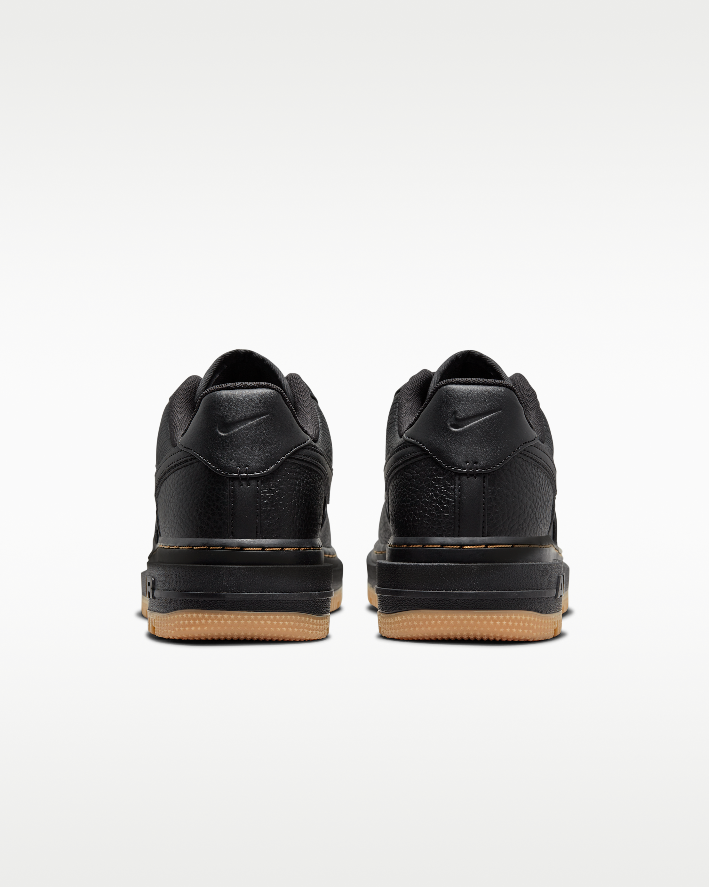 Nike Air Force 1 Luxe Men's Shoes - Black/Bucktan/Gum Yellow/Black - View 6